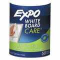 Sanford EXPO, Dry-Erase Board-Cleaning Wet Wipes, 6 X 9, 50/container 81850